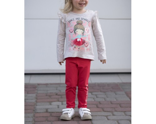 Набір дитячого одягу Breeze DANCE AND SPARKLE (16398-92G-red)