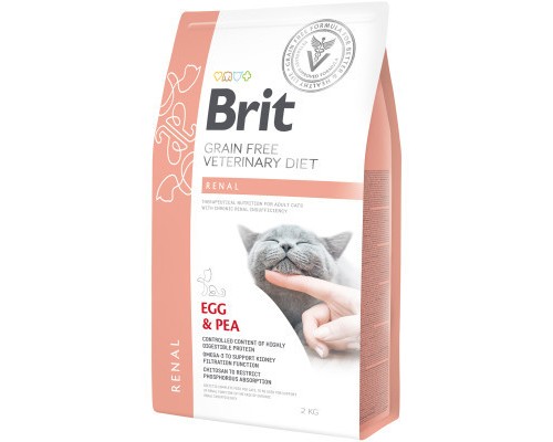 Сухий корм для кішок Brit GF VetDiets Cat Renal 2 кг (8595602528325) Сухий корм для кішок Brit GF VetDiets Cat Renal 2 кг (8595602528325)