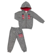 Спортивний костюм дитячий Breeze з капюшоном (9672-98B-gray)