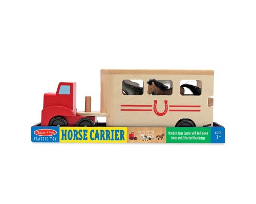 Ігровий набір Melissa&Doug автомобіль-причіп для коней (MD14097)