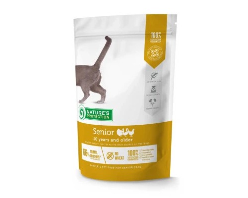 Сухий корм для кішок Nature's Protection Senior Poultry 10 years and older Cat 400 г (NPS45781)