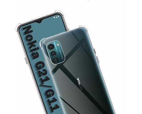 Чохол до мобільного телефона BeCover Anti-Shock Nokia G21 / G11 Clear (707570)