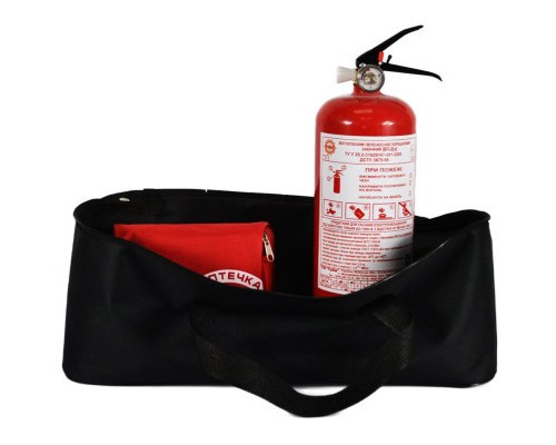 Набір техдопомоги Poputchik згідно ПДР чорна (01-186-IS)