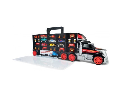 Ігровий набір Dickie Toys Трейлер перевізник авто, вантажівка з ручкою (3749023) Ігровий набір Dickie Toys Трейлер перевізник авто, вантажівка з ручкою (3749023)