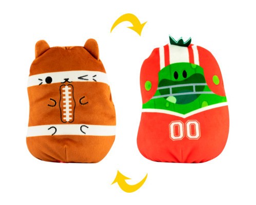 М'яка іграшка Cats vs Pickles 2 в 1 – Котик та огірок Спортсмени (CVP2200-3)