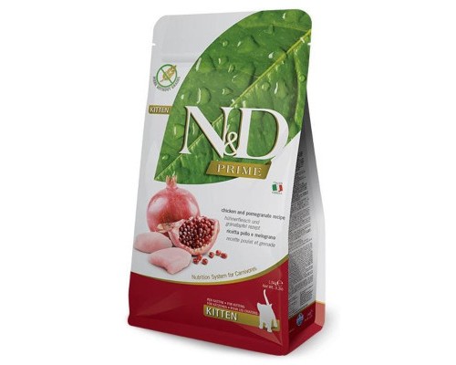 Сухий корм для кішок Farmina GRAIN FREE Kitten курка, гранат 1.5 кг (8010276032584)