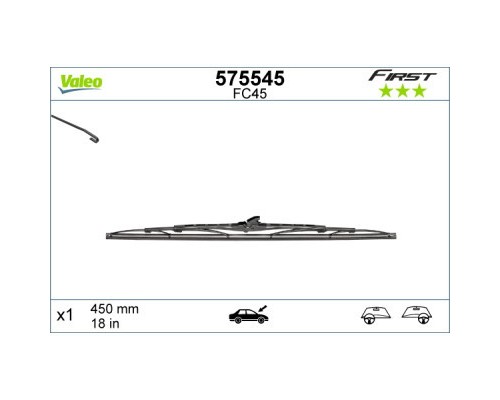 Щітка склоочисника Valeo 575545
