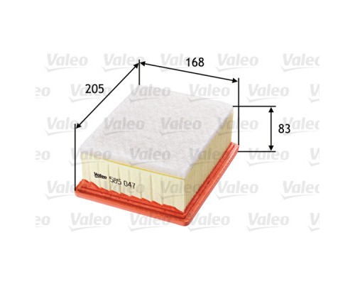 Повітряний фільтр для автомобіля Valeo 585047