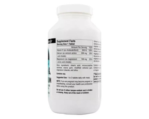 Вітамінно-мінеральний комплекс Source Naturals Кальцій & Магній 300мг, 250 таблеток (SNS-00304) Вітамінно-мінеральний комплекс Source Naturals Кальцій & Магній 300мг, 250 таблеток (SNS-00304)