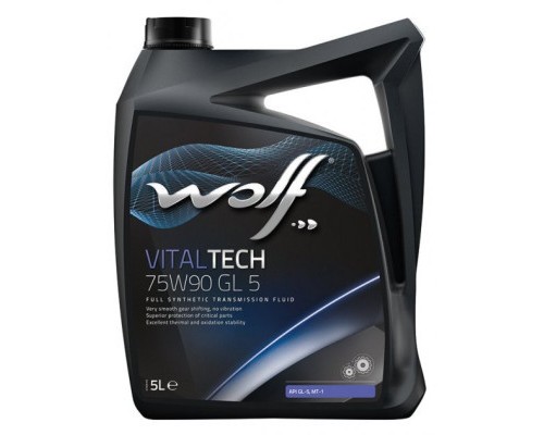 Трансмісійна олива Wolf VITALTECH 75W90 GL 5 5л (8304002)