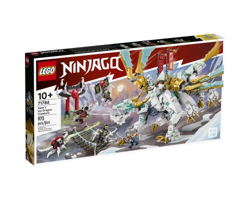 Конструктор LEGO Ninjago Істота Крижаний Дракон Зейна 973 деталі (71786)