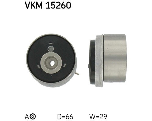 Ролик натягувача ременя SKF VKM 15260