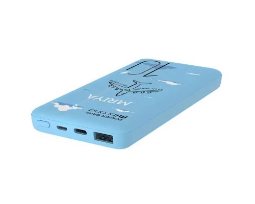 Батарея універсальна Mibrand 10000 mAh Mriya Blue (MI10K/Mriya) 