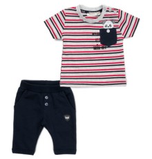 Набір дитячого одягу Breeze в полосочку (14288-74B-red)