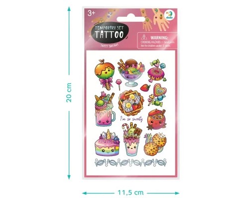 Набір для творчості DoDo Солодкі мрії набір дитячих тимчасових татуювань (301102)