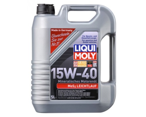 Моторна олива Liqui Moly MoS2 Leichtlauf SAE 15W-40 5л. (2571)