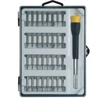 Викрутка Stanley з бітами Phillips, Pozidriv, Torx, Slotted, Sl1, Ph00, Pz0, Т5, ТТ10, L = 25 мм, 33 шт, кейс (STHT0-62634)
