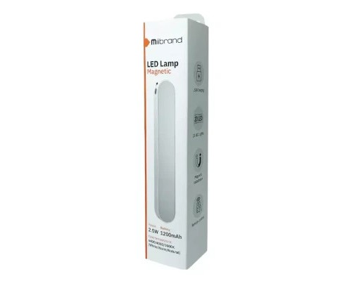 Настільна лампа Mibrand 2,5 W White with battery 1200mAh (MILM/01W)