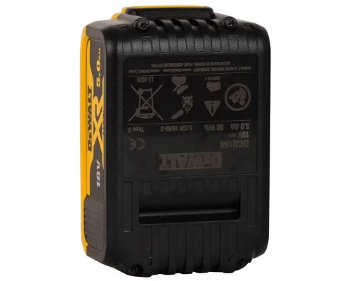 Акумулятор до електроінструменту DeWALT 18 В XR Li-lon 5Ah, 2 шт., 1.3 кг (DCB184P2)