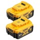 Акумулятор до електроінструменту DeWALT 18 В XR Li-lon 5Ah, 2 шт., 1.3 кг (DCB184P2)