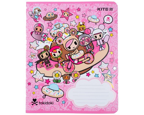 Зошит Kite tokidoki 18 аркушів, клітинка (TK23-236)