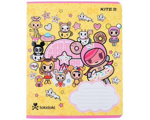Зошит Kite tokidoki 18 аркушів, клітинка (TK23-236)