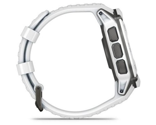 Смарт-годинник Garmin Instinct 2X Solar, Whitestone, GPS (010-02805-04)