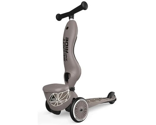 Самокат Scoot&Ride Highwaykick-1 Lifestyle коричневий (SR-210621-BROWNLINES) Самокат Scoot&Ride Highwaykick-1 Lifestyle коричневий (SR-210621-BROWNLINES)