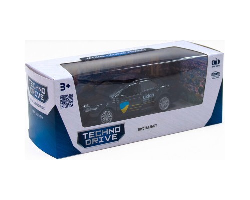 Машина TechnoDrive Toyota Camry Uklon (чорний) (250292)