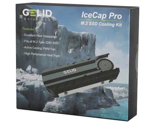Радіатор охолодження Gelid Solutions IceCap Pro M.2 SSD (HS-M2-SSD-22) Радіатор охолодження Gelid Solutions IceCap Pro M.2 SSD (HS-M2-SSD-22)