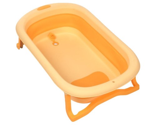 Ванночка El Camino Складна зі зливом Жовта 78 см (ME 1108 BATH yellow)