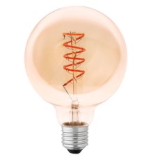 Лампочка Delux Globe G95 5Вт E27 2200К amber spiral filament (90018166)