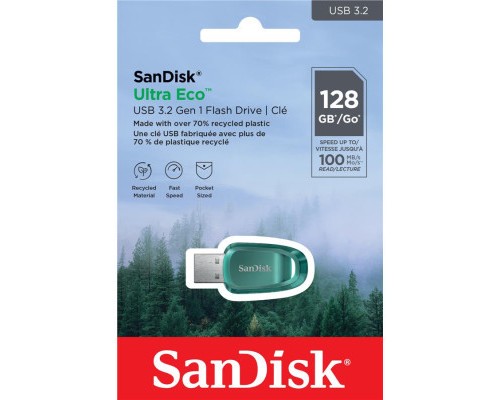 USB флеш накопичувач SanDisk 128GB Ultra Eco USB 3.2 (SDCZ96-128G-G46) 