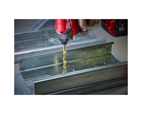 Свердло Milwaukee по металу RedHEX HSS-G TiN, 7 мм (5шт) (4932478182)