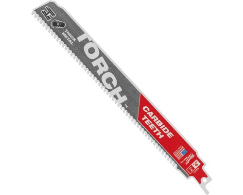 Полотно Milwaukee для шабельної пили, TORCH CARBIDE 230мм, крок 3,6мм, 5шт, метал (48005502)