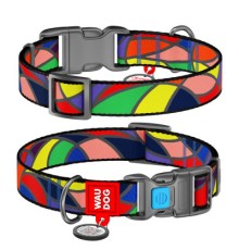 Нашийник для тварин WAUDOG Nylon з QR паспортом 