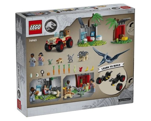 Конструктор LEGO Jurassic World Центр порятунку малюків динозаврів (76963)