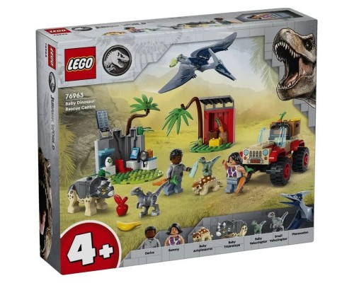 Конструктор LEGO Jurassic World Центр порятунку малюків динозаврів (76963)