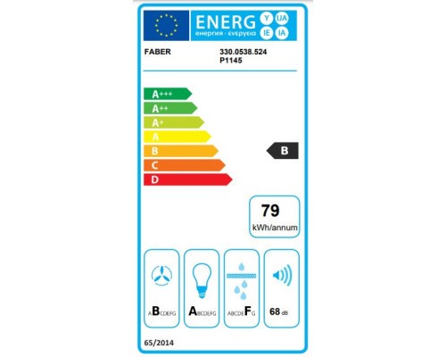 Витяжка кухонна Faber Steelmax Ev8 Led Bk A55 (330.0538.524)