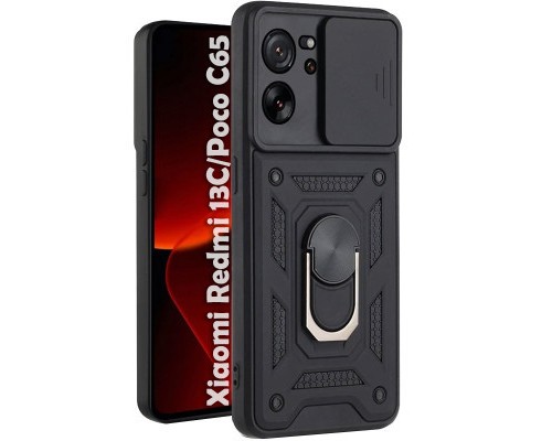 Чохол до мобільного телефона BeCover Military Xiaomi Redmi 13C / Poco C65 Black (710561)