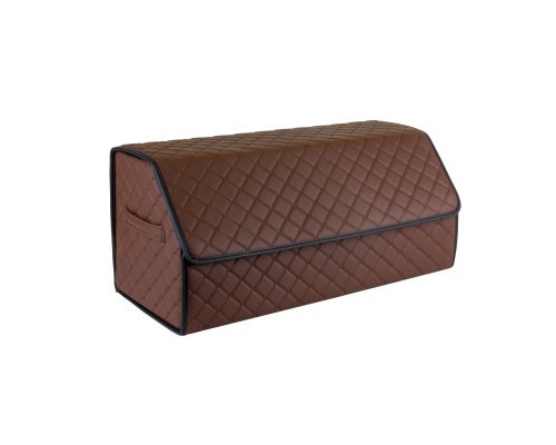 Сумка-органайзер EVAtech ECO L 30x30x65 см коричнева з коричневою ниткою (EHECELZZBR)