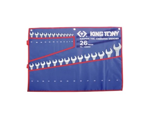 Ключ KING TONY ріжково-накидний 26 шт. 6 - 32 мм (1226MRN)
