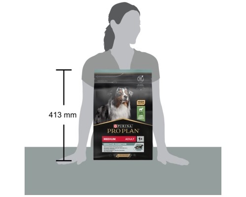 Сухий корм для собак Purina Pro Plan Medium з чутливим травленням (ягня) 3 кг (7613035214798)