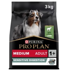 Сухий корм для собак Purina Pro Plan Medium з чутливим травленням (ягня) 3 кг (7613035214798)