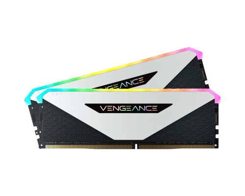 Модуль пам'яті для комп'ютера DDR4 32GB (2x16GB) 3600 MHz Vengeance RGB RT White Corsair (CMN32GX4M2Z3600C18W)