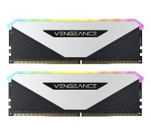 Модуль пам'яті для комп'ютера DDR4 32GB (2x16GB) 3600 MHz Vengeance RGB RT White Corsair (CMN32GX4M2Z3600C18W)