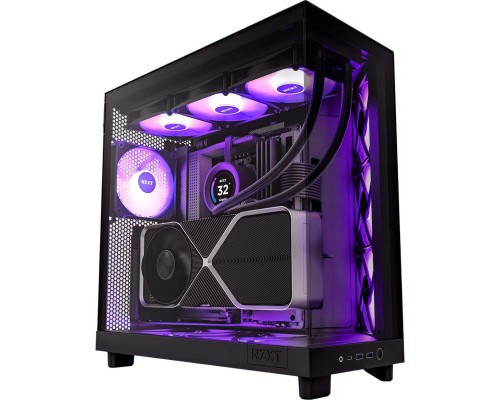 Корпус NZXT H6 Flow RGB All Black (CC-H61FB-R1)