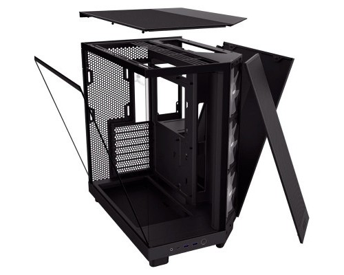 Корпус NZXT H6 Flow RGB All Black (CC-H61FB-R1)