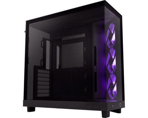 Корпус NZXT H6 Flow RGB All Black (CC-H61FB-R1)