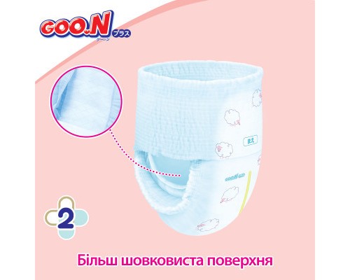 Підгузки GOO.N Plus для дітей 13-25 кг розмір XXL унісекс 56 шт (21000634-2)